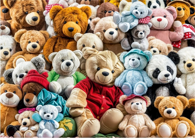 Puzzle EDUCA Ursuleți de pluș 500 de piese