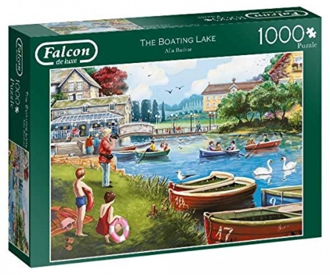 Puzzle falkon bărci pe lac 1000 piese