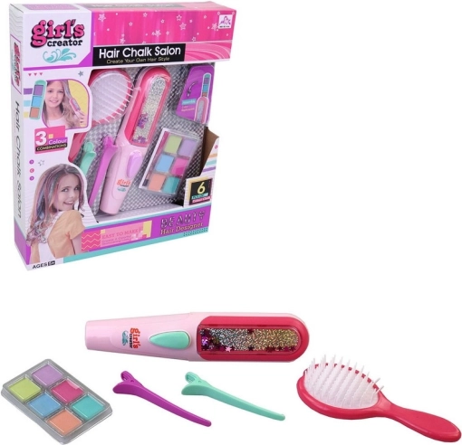 Set studio de păr pentru colorat și decorat părul pentru copii