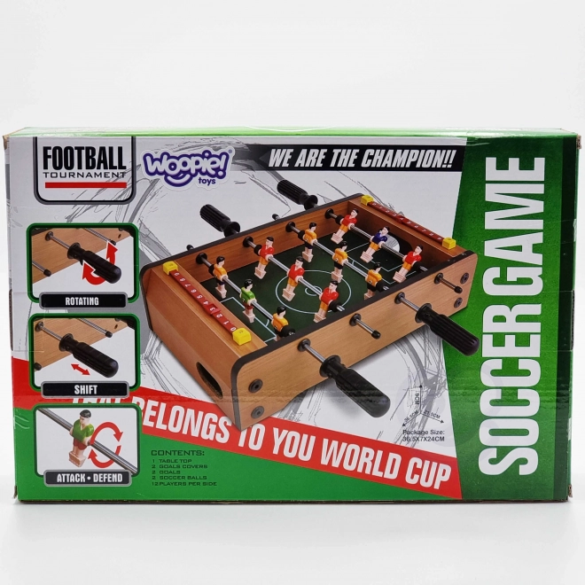 Masă de fotbal Woopie pentru copii