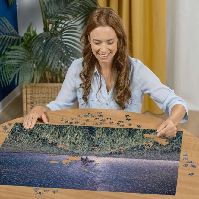 Puzzle Câmp cu cer înstelat 1500 piese