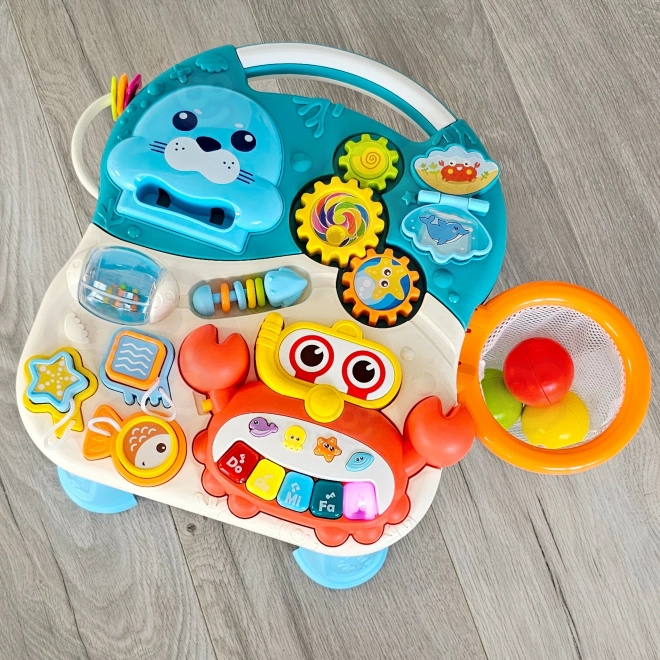 Masa interactiv multifunctional 4 în 1 WOOPIE pentru copii