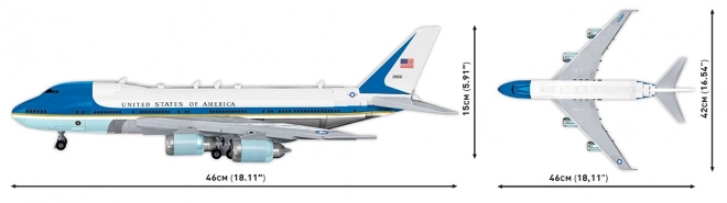 Set construcție avion președințial Boeing 747 Air Force One