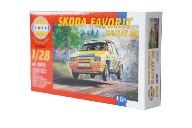 maketă rallye Škoda Favorit