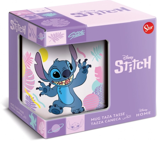 Cana ceramică 315 ml cu Stitch