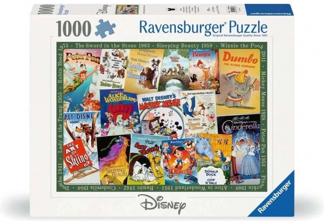 Puzzle Disney Afișe Vintage 1000 piese