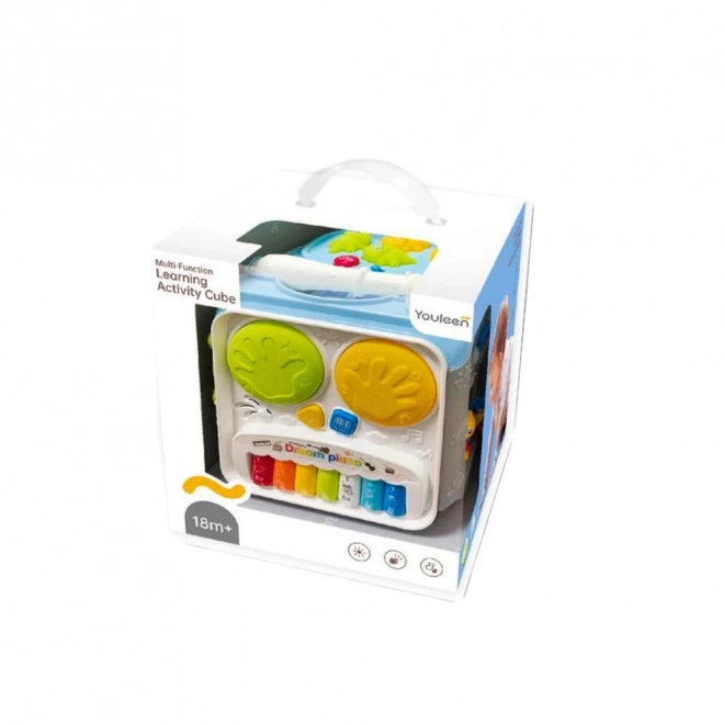 Cub educativ multifuncțional pentru copii cu lumini și sunete