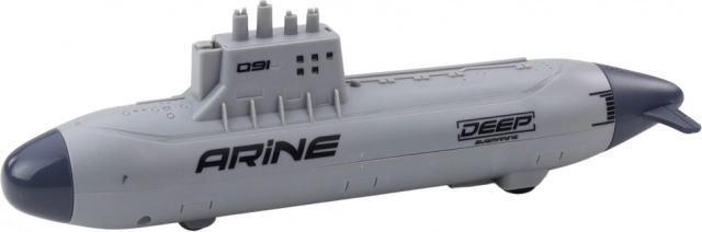 Submarin gri cu torpile și mecanism 28 cm