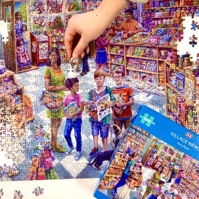 Puzzle Gibsons Ştiri din sat 1000 piese