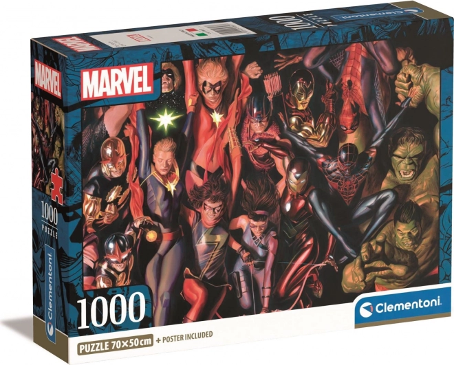 Puzzle 1000 piese cu supereroii din Marvel: The Avengers