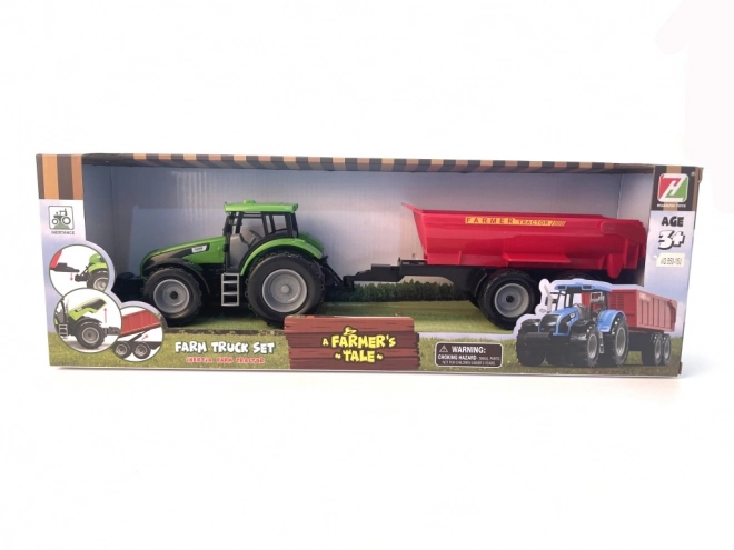Tractor cu remorcă pe angrenaj cu inerție