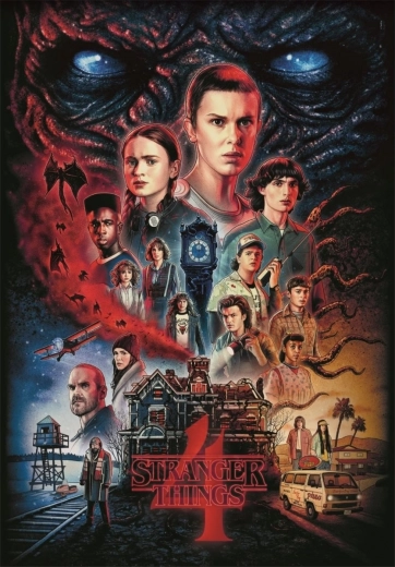 Puzzle Stranger Things 4 de la Clementoni, 1000 piese