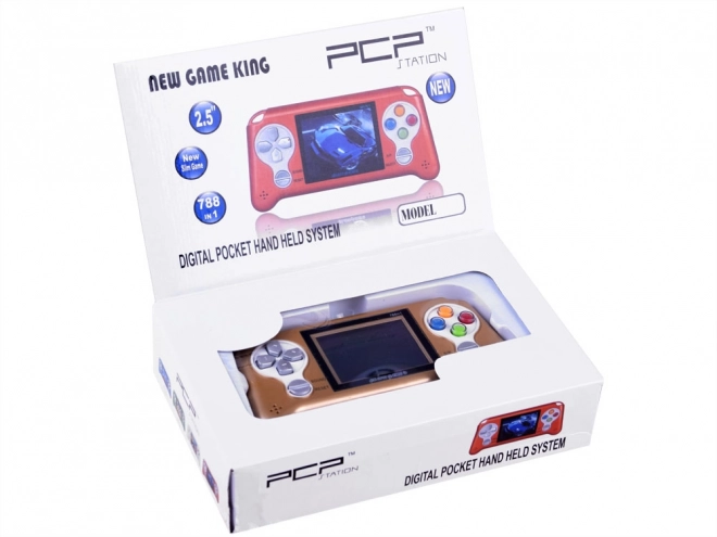 Consolă portabilă cu 70 de jocuri – Aur