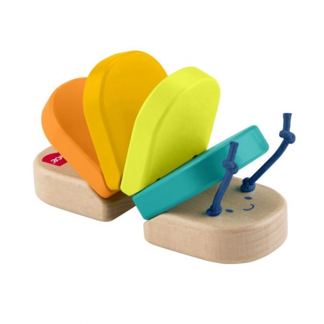 Jucărie senzorială omidă de lemn Fisher-Price