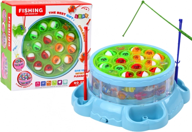Joc Lansete de pescuit Luminile Sunete Blue