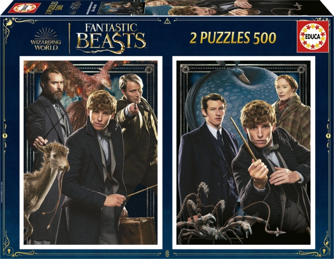 Puzzle Fantastic Beasts 2x500 piese