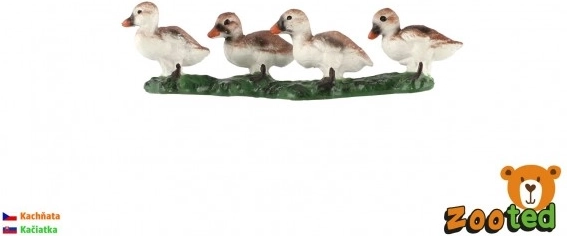 Rățuște de rață domestică Zooted din plastic 8 cm în săculeț