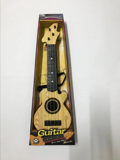 Chitară din plastic pentru copii cu 4 corzi