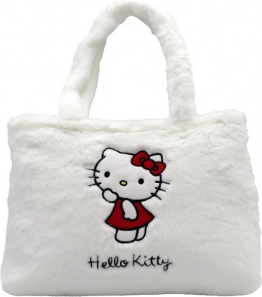 Geantă din pluș mare Hello Kitty
