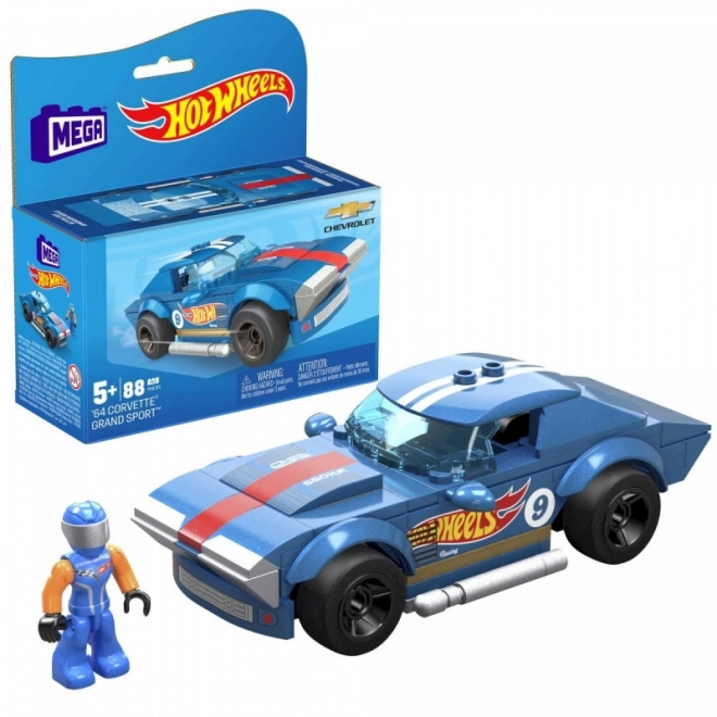 Set de construcție Hot Wheels Autoturism Corvette