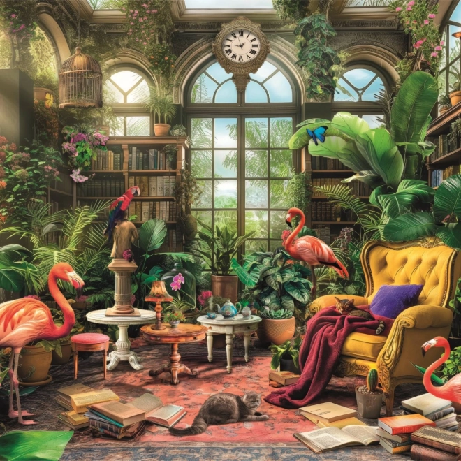 Puzzle Bibliotecă în Vitrină 1000 de piese