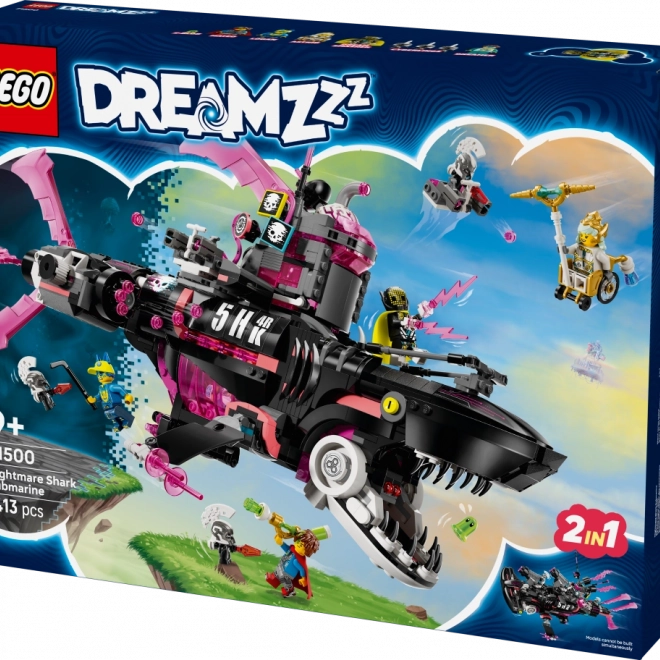 Submarin rechin LEGO DREAMZzz din coșmaruri