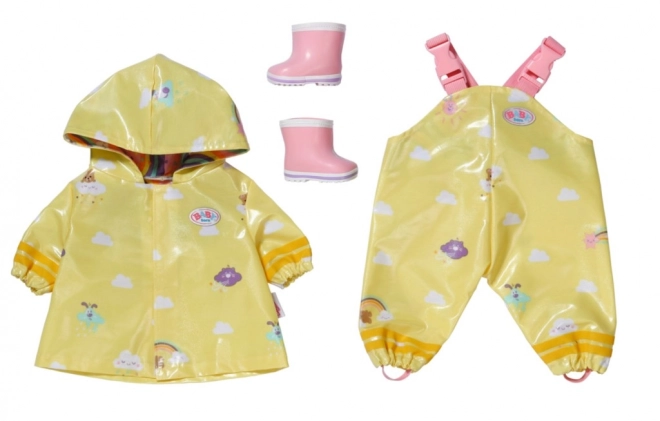 BABY born set de ploaie Deluxe pentru păpuși 43 cm