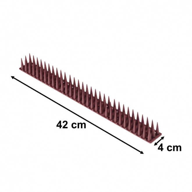 Țepi reflectorizanți pentru porumbei maro 8 buc 43 cm