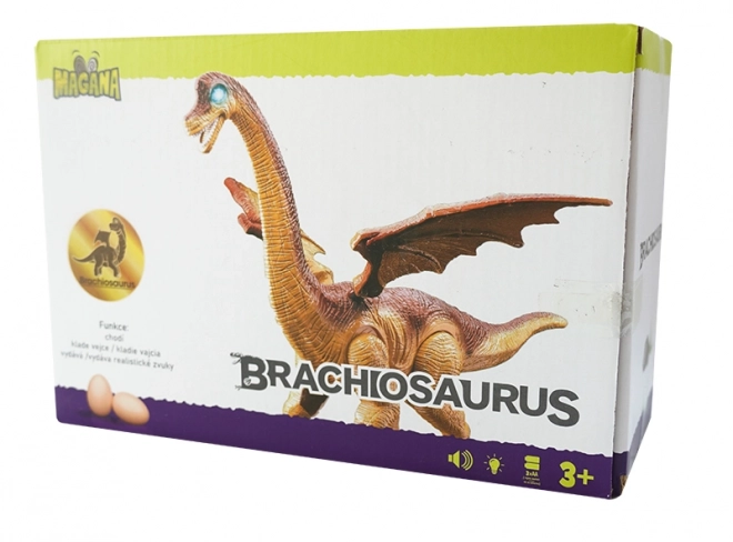 Brachiosaurus electric cu ouă