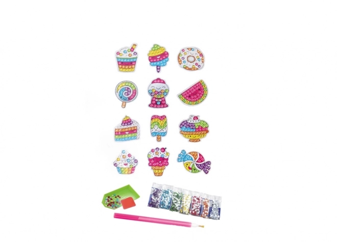 Set creativ cu diamante