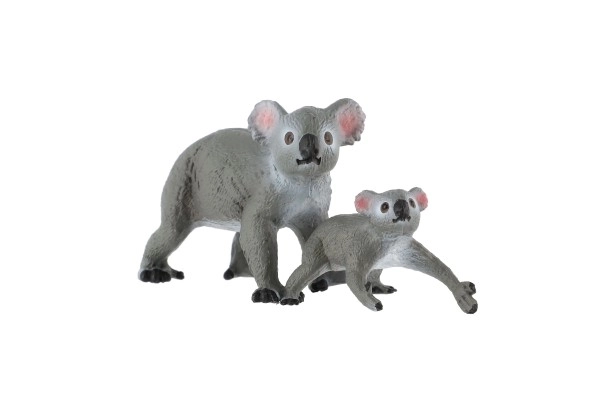 Set figurine koala cu pui din plastic