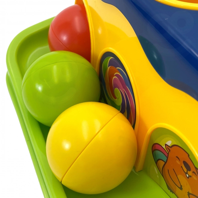 Culorata lovitură cu ciocan Montessori de la Woopie