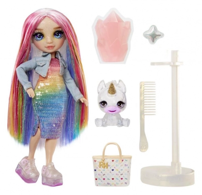 Păpușa Rainbow High cu animal de companie Amaya Raine