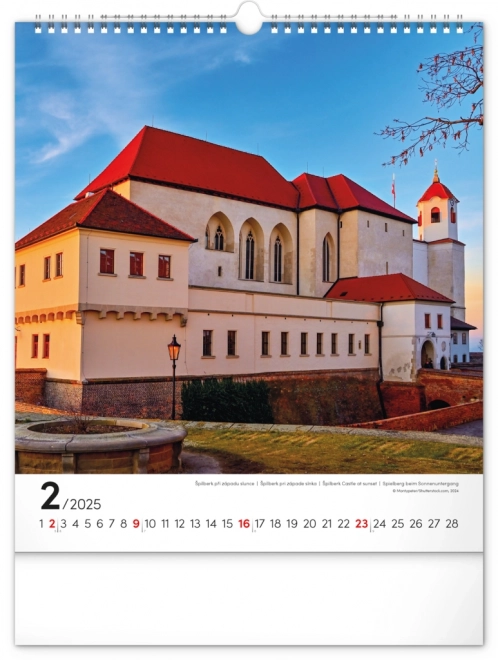 Calendar de perete Brno 2025