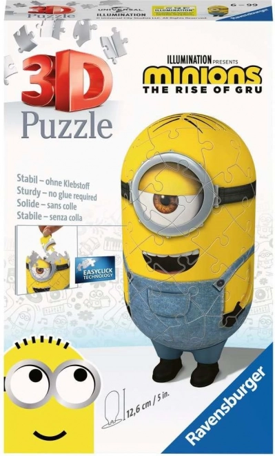 Puzzle 3D minioni 2 în blugi