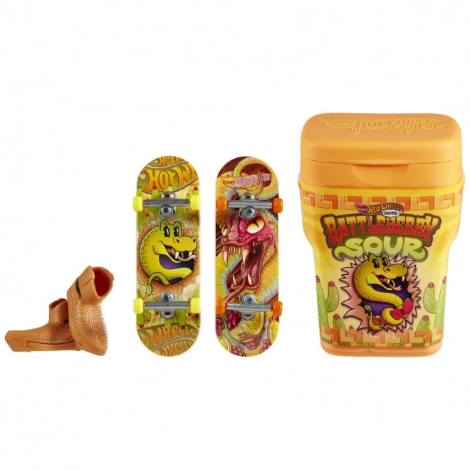 Hot Wheels set fingerboard și botine în cutie