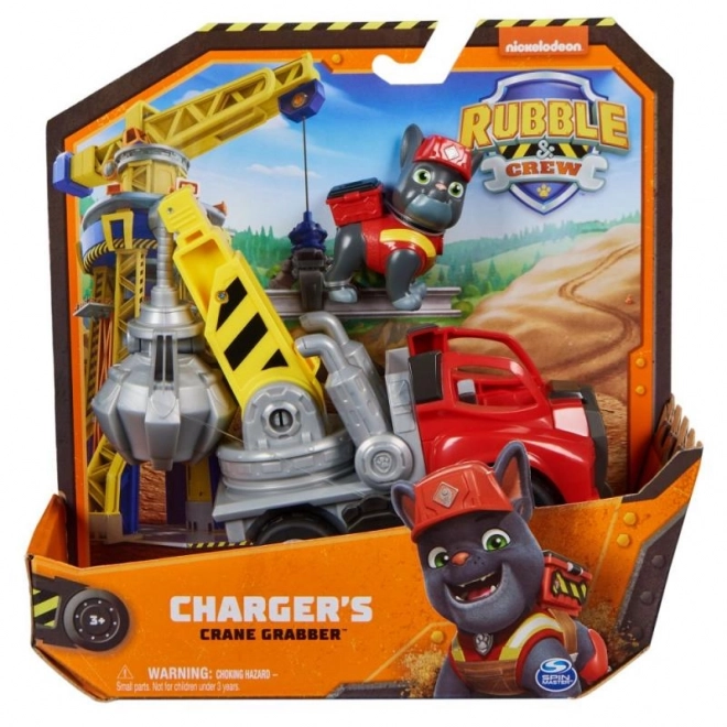 Vehicul Paw Patrol Rubble echipa Macara