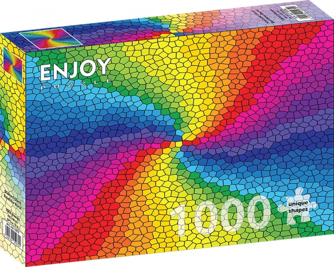 Puzzle vitraliu explozie curcubeu ENJOY 1000 piese