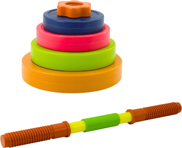 Asamblare variabilă a discurilor colorate