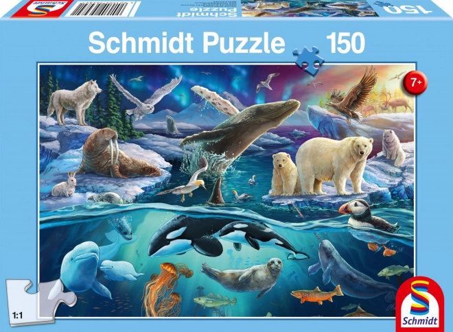 Puzzle Schmidt animale arctice 150 piese