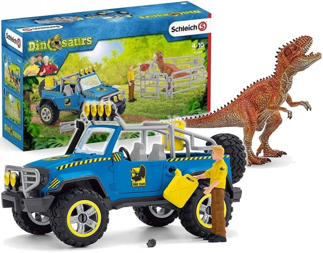 Vehicul Off-Road Schleich cu spațiu pentru Dinozauri