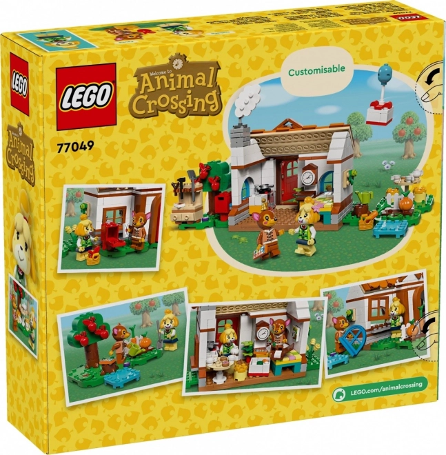 vizită la Isabelle - set de construcție Animal Crossing