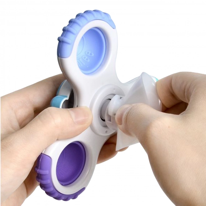 Spinner jucărie senzorială WOOPIE rachetă extratereștru UFO set 3 bucăți