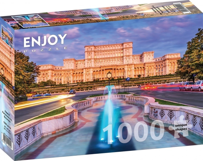 Puzzle Piața Parlamentului București 1000 piese