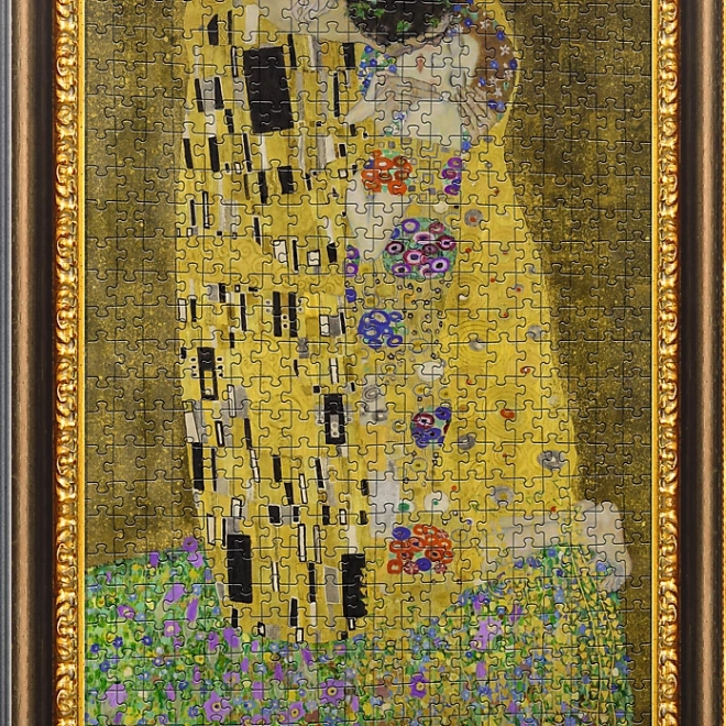 TREFL Puzzle Polibek 500 de piese cu ramă