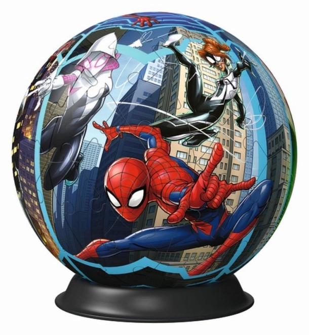 Puzzle 3D Sfera Spiderman 72 piese