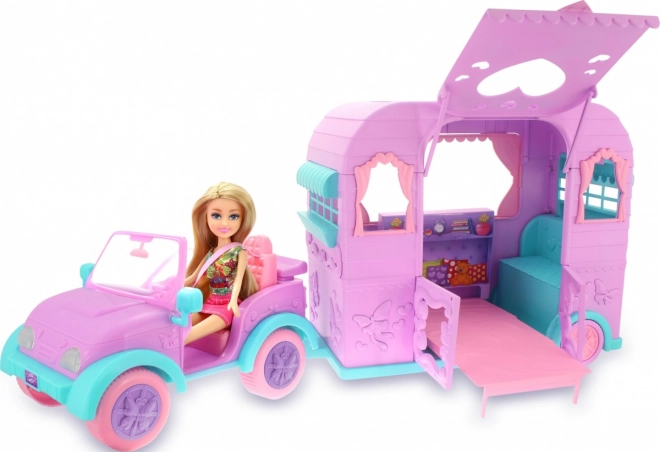 Rulotă de camping cu detalii adorabile