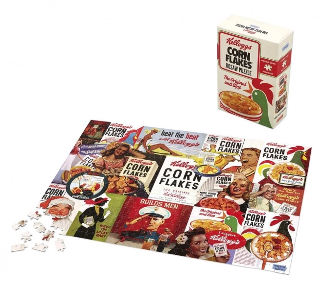 Puzzle dublu față Kellogg's Cornflakes 500 piese