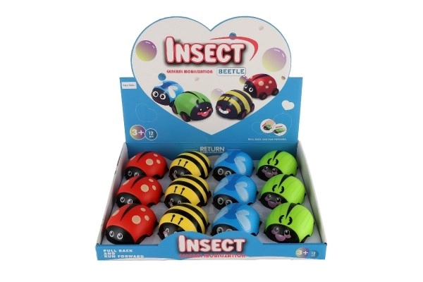 Mașinuțe de jucărie pentru copii în formă de insecte cu mecanism de retragere