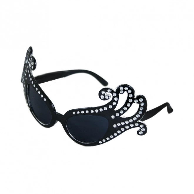 Ochelari de carnaval Lady G negri